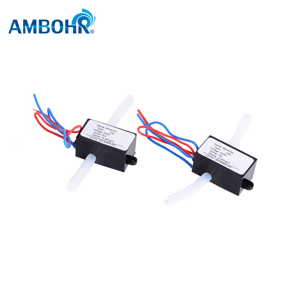 AMBOHR CDM-30 Ozone Generator Manufacturing Parts for Air and Water Purifying Wash Machine 5 Volt Module/Quartz Ozone Tube - Ambohr