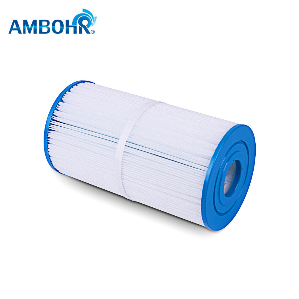 AMBOHR 7x4.5 Inch PP Pleated Sediment Water Filter Cartridge All-in-one Filter 6 Piece Pack