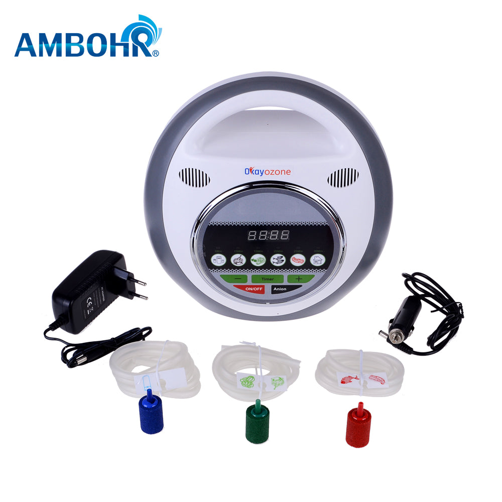 Portable Multi-purpose Ozone Generator purifier for Home , Meat, Water, Vegetables and Office AM-800
