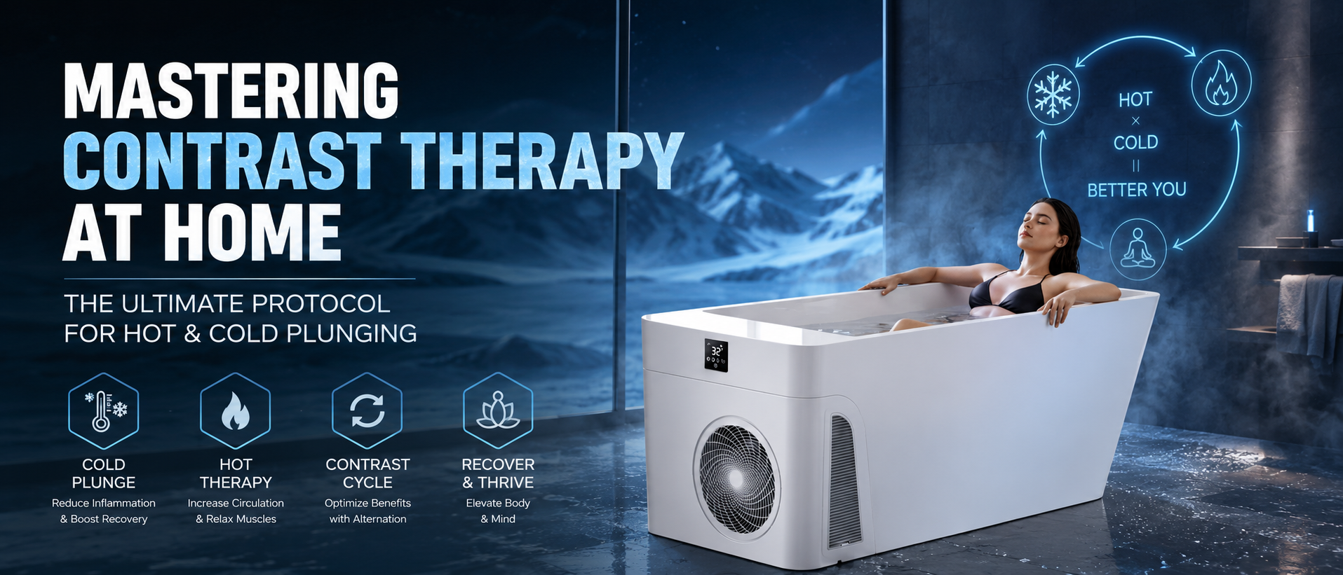 Mastering Contrast Therapy at Home: The Ultimate Protocol for Hot & Cold Plunging