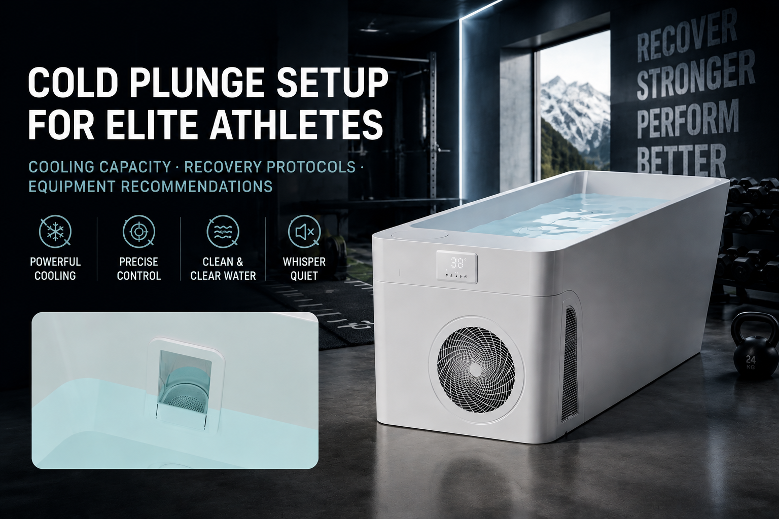 Cold Plunge Setup for Elite Athletes: Cooling Capacity, Recovery Protocols & Equipment Recommendations
