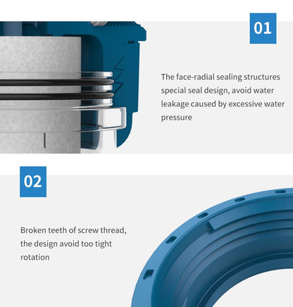 AMBOHR AF-P10 prefilter self cleaning filters for sediment whole house water purifier