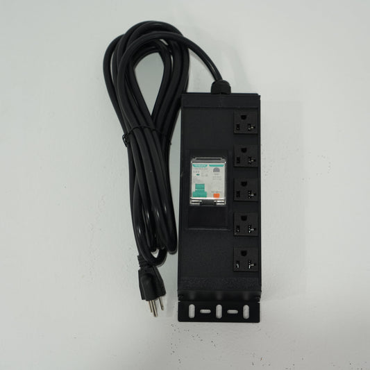 AMBOHR High Quality Power Strip US Cabinet Socket Outlet Power Distribution with Switch & Overload Protection 125V