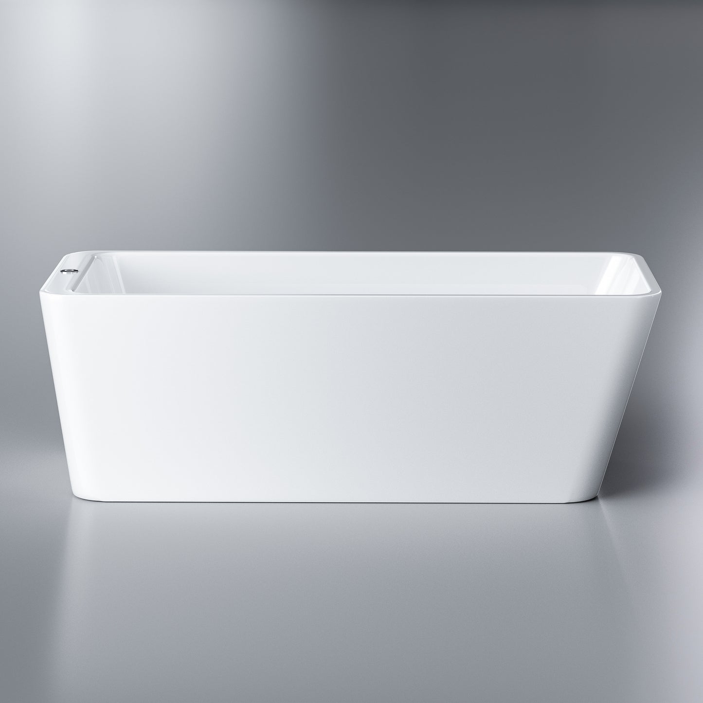 AMBOHR Acrylic Indoor Bathroom Bath Tub Smart Cold Plunge Soaking Bathtub Freestanding Bathtub for Adult