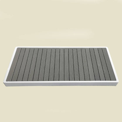 AMBOHR Wooden Anti-slip and Easy-to-clean Cold Water Basin Bathtub Mat