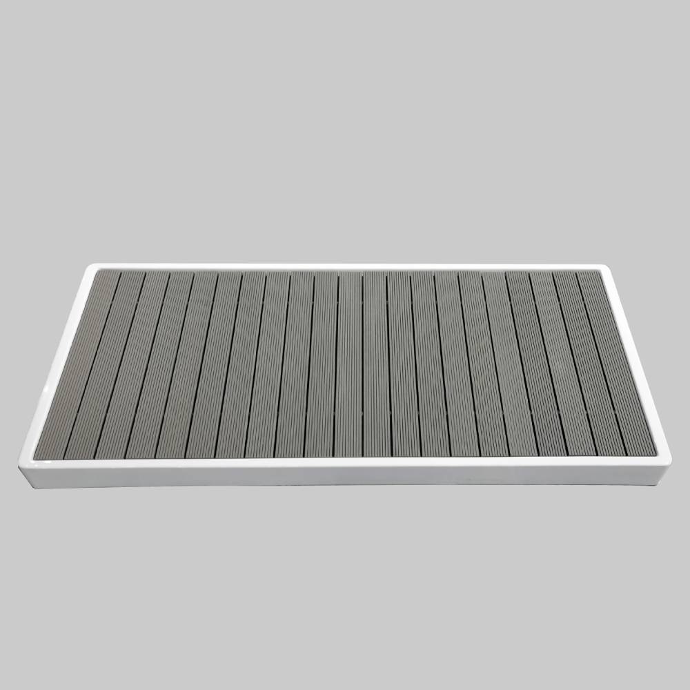 AMBOHR Wooden Anti-slip and Easy-to-clean Cold Water Basin Bathtub Mat