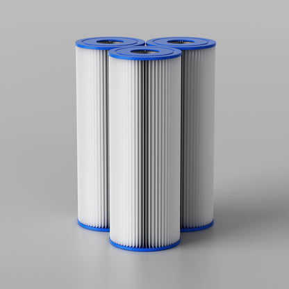 AMBOHR 7*2.7 Inch PP Pleated Sediment Water Filter Cartridge for Mini Chiller 6 piece pack
