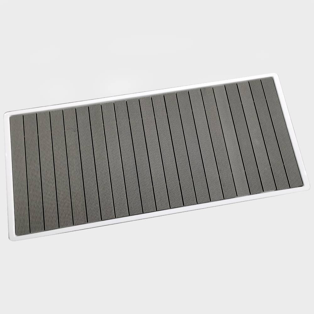 AMBOHR Wooden Anti-slip and Easy-to-clean Cold Water Basin Bathtub Mat
