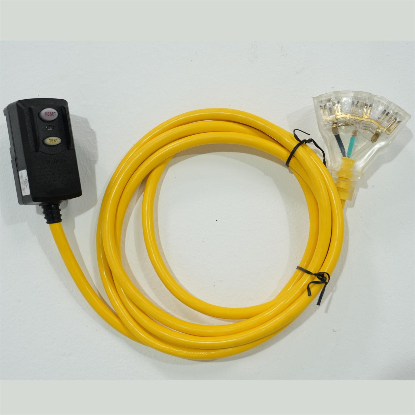 AMBOHR Outdoor Triple Tap Power Cords Extension Cords With Indicator Light Electric Cord