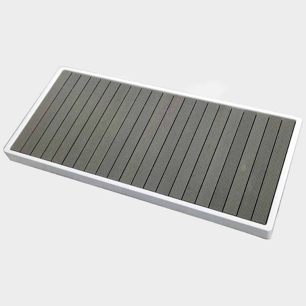 AMBOHR Wooden Anti-slip and Easy-to-clean Cold Water Basin Bathtub Mat