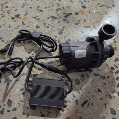 AMBOHR WP-DC60A/WP-DC60G Mini Submersible Water Pump DC 12/24 V mini dc motor water pump 950 for Cold Plunge 1/2HP 1HP chiller bathtub conversion