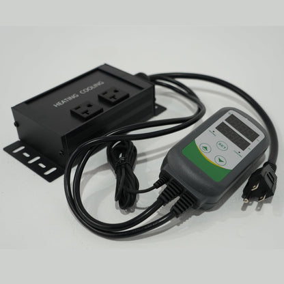 AMBOHR WiFi Digital Temperature Controller Thermostat Remote Monitoring Controlling For Cold Plunge Bathtub Home Brewing Fermentation Breeding Incubation Greenhouse