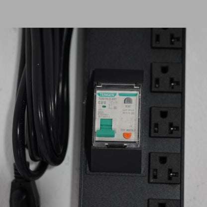 AMBOHR High Quality Power Strip US Cabinet Socket Outlet Power Distribution with Switch & Overload Protection 125V
