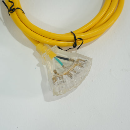 AMBOHR Outdoor Triple Tap Power Cords Extension Cords With Indicator Light Electric Cord