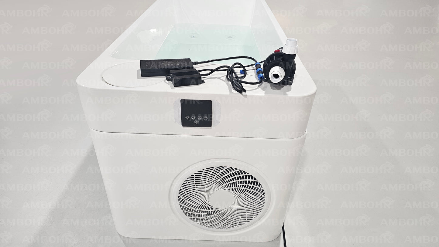 AMBOHR WP-DC80F 12V/24V Water Pump for Pet Water Fountain and Water Cooling  for Cold Plunge 1/2HP 1HP chiller bathtub conversion