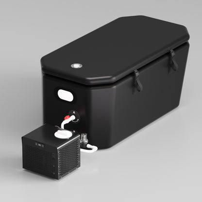 AMBOHR Cold Plunge AirCore Slant Tub with Chiller-AMBOHR