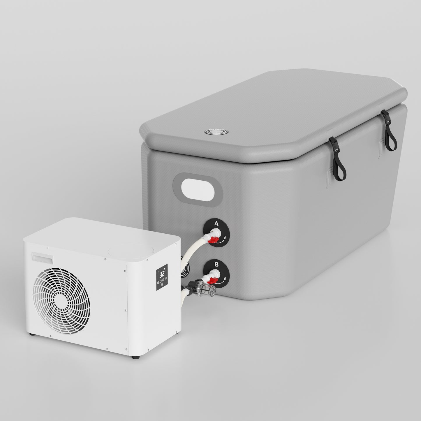 AMBOHR Cold Plunge AirCore Slant Tub with Chiller-AMBOHR