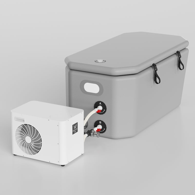 AMBOHR Cold Plunge AirCore Slant Tub with Chiller-AMBOHR