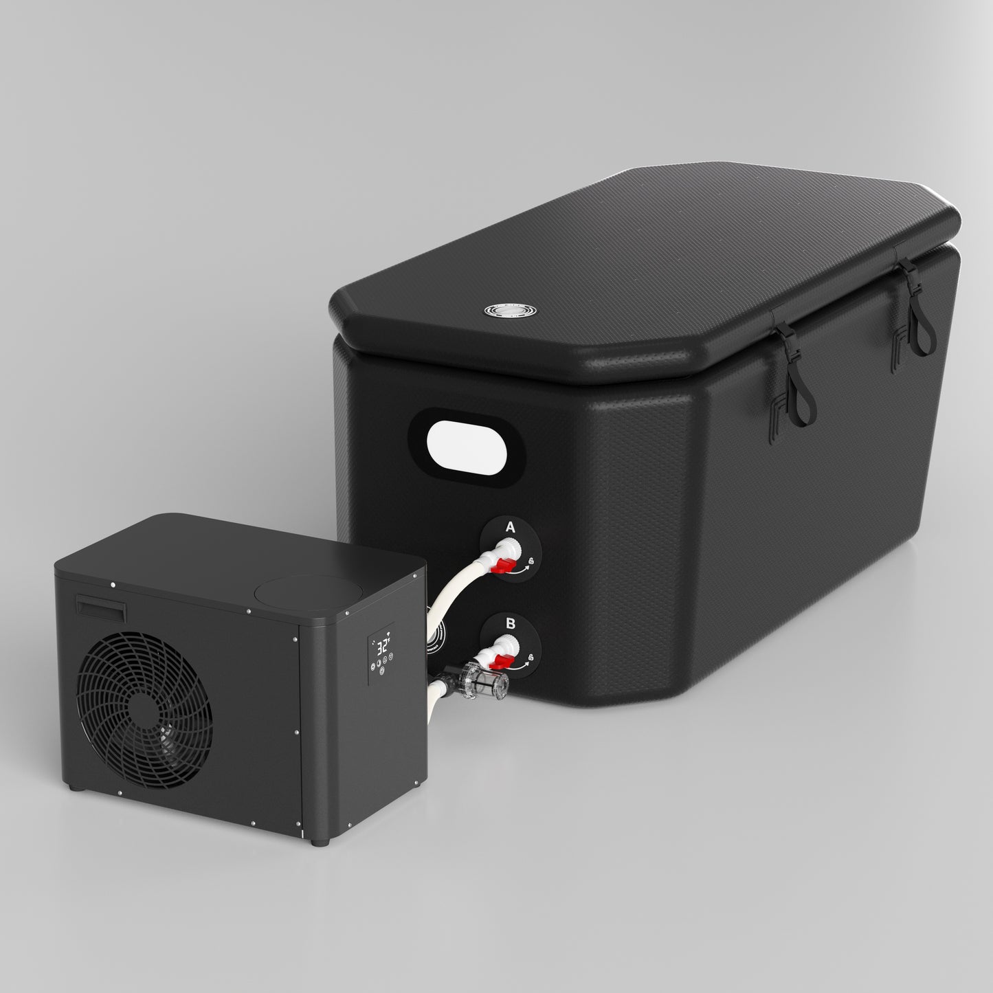 AMBOHR Cold Plunge AirCore Slant Tub with Chiller-AMBOHR