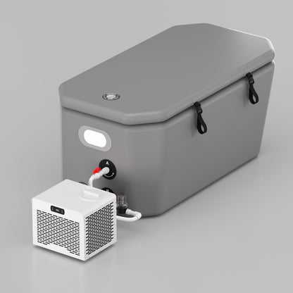 AMBOHR Cold Plunge AirCore Slant Tub with Chiller-AMBOHR