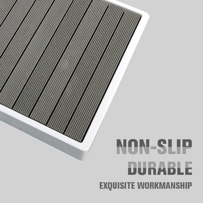 AMBOHR Wooden Anti-slip and Easy-to-clean Cold Water Basin Bathtub Mat