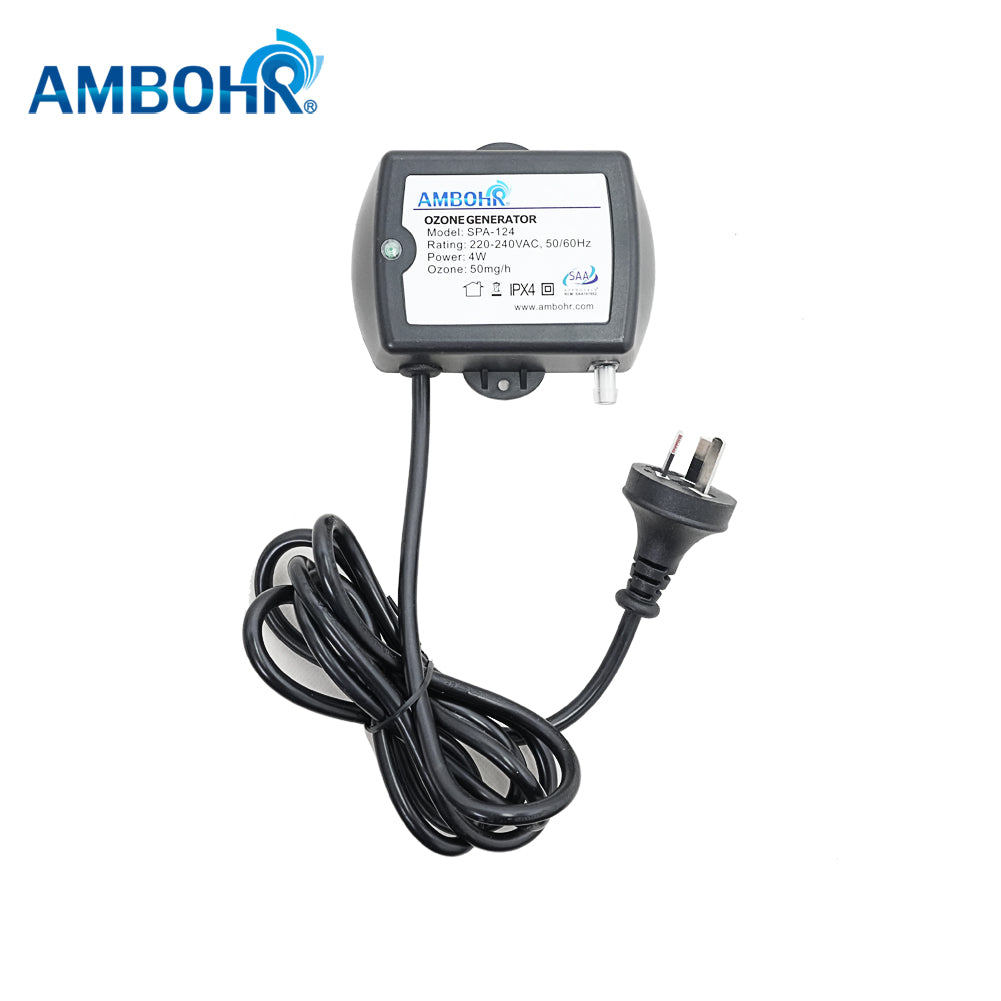 Small Ozone Generator SPA-124 and Venturi for Cold plunge Bathtub and Swimming Pool  ( With Check Valve+PVC hose+Venturi )