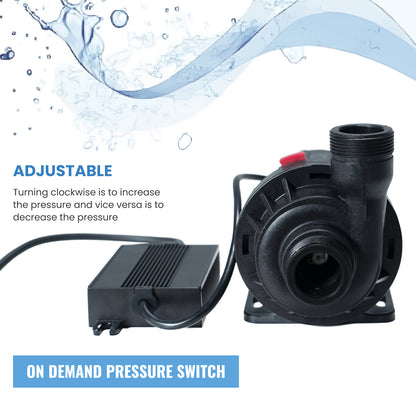 AMBOHR WP-DC80A/G/F DC12V/24V Water Pump for Pet Water Fountain and Water Cooling  for Cold Plunge 1/2HP 1HP chiller bathtub conversion