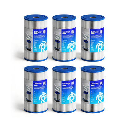 AMBOHR cold plunge replacement filter 6-count pack for ice bath water filtration
