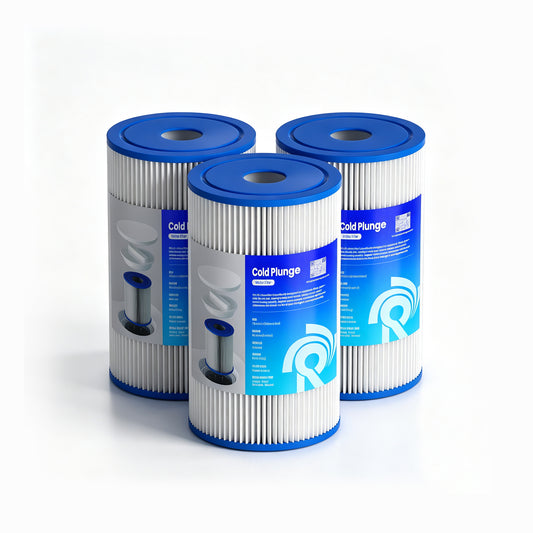 AMBOHR cold plunge replacement filter 6-pack for ice bath water filtration