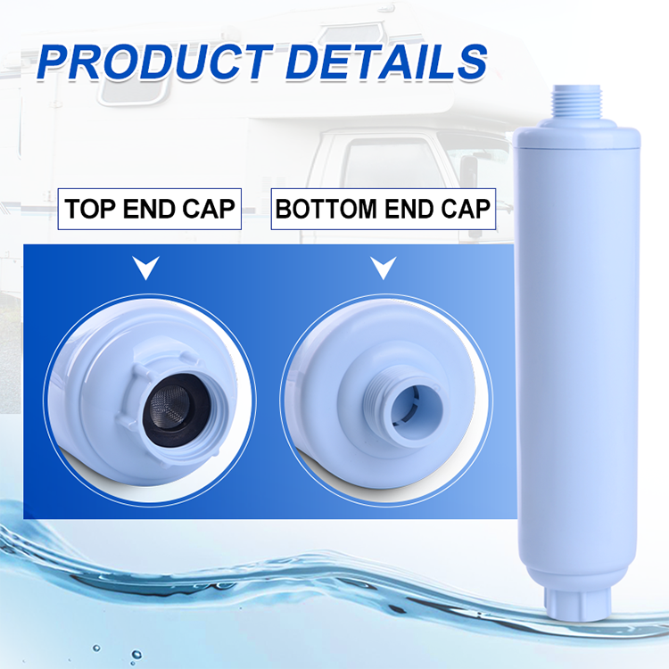 AMBOHR kdf activated carbon filter hose cold plunge water filter