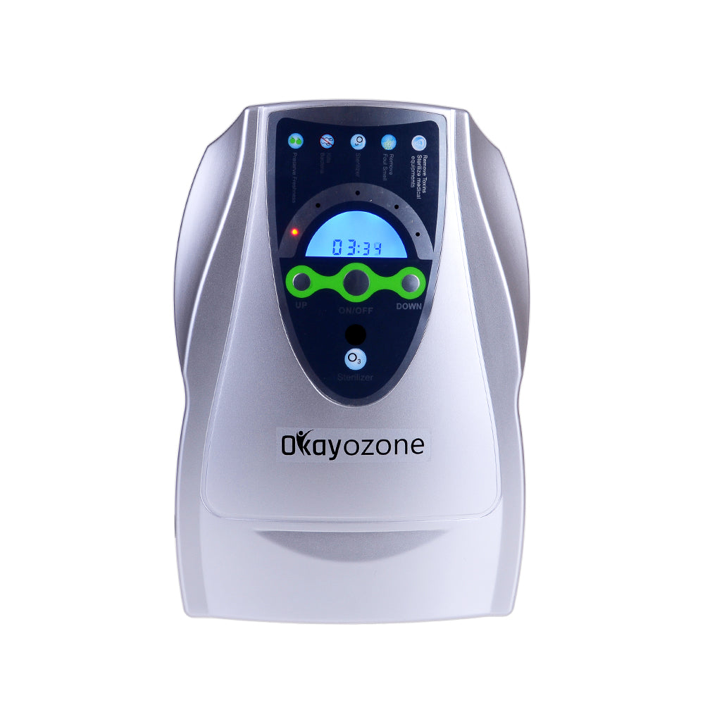 OkayOzone AM-500 Household Water and Air Ozone Generator Purifier for Fruits and Vegetables Decomposition of Pesticides