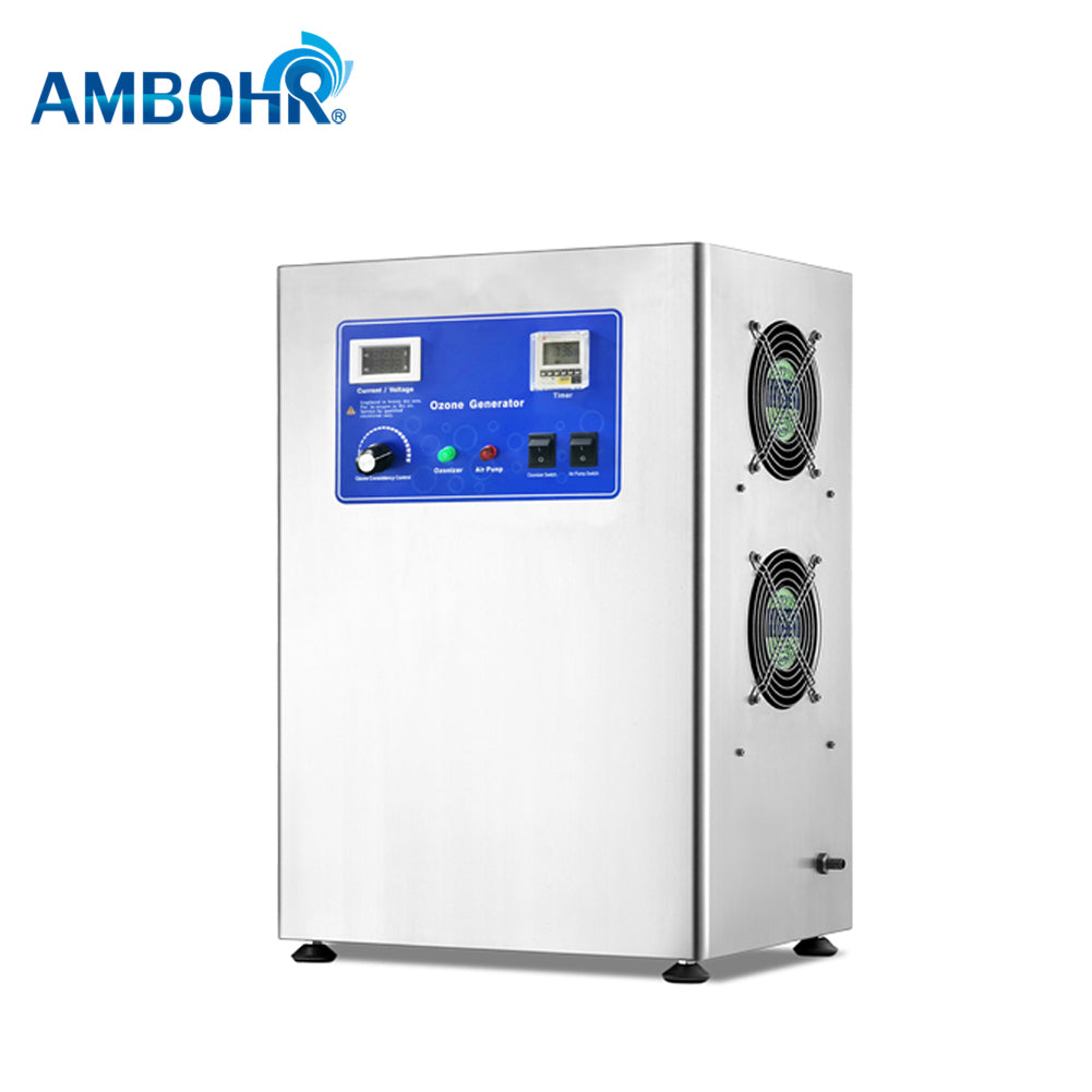 AMBOHR AOG-A20 Smart Portable Ozone Generator with Pump for Swimming Pool Water Treatment System