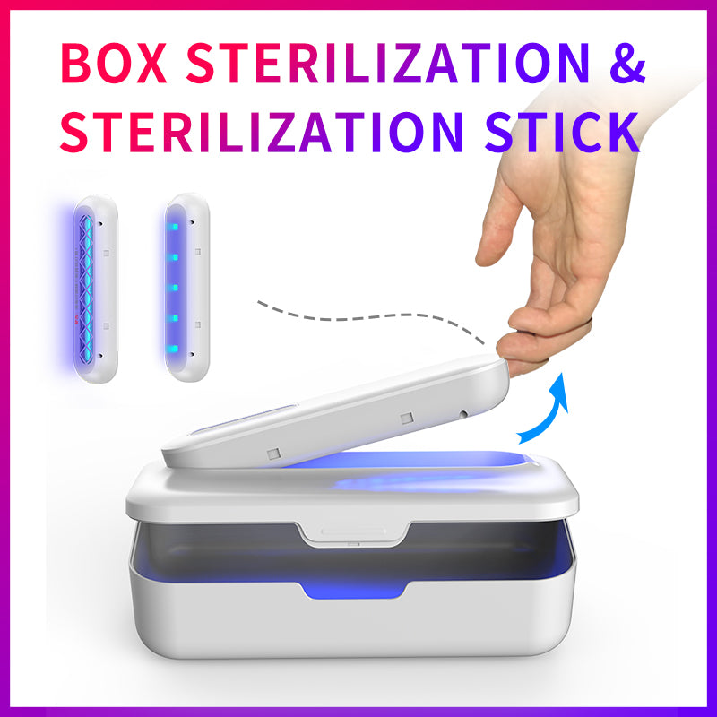 AMBOHR Portable Multifunction UV Light Sterilizer Box Smartphone Disinfection UV Sterilizer Cleaner