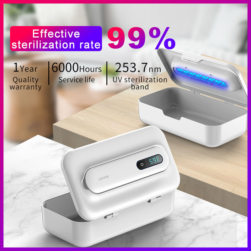 AMBOHR Portable Multifunction UV Light Sterilizer Box Smartphone Disinfection UV Sterilizer Cleaner