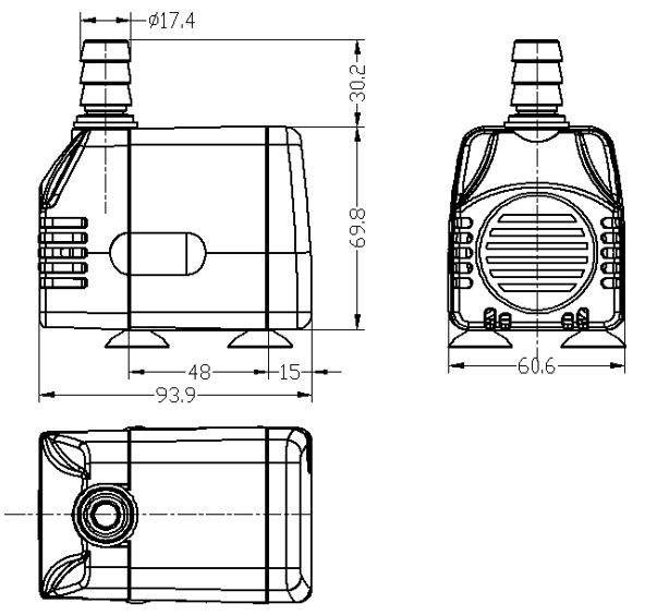 AMBOHR WP-S866  Water Pump Aquarium